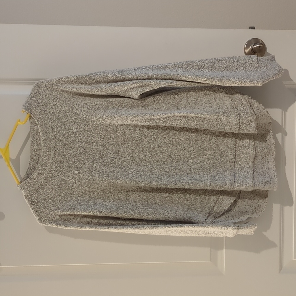 Textured oversized sweater